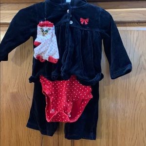 12 months holiday outfit